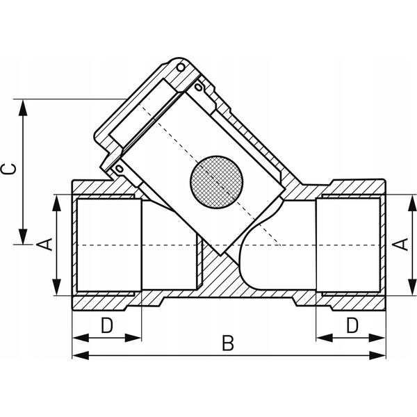 Ferro F3G FILTR OSADN. GAZOWY 3/4 FERRO // F.OSAD.GAZ.20-FERRO