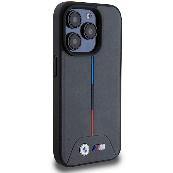 BMW BMHMP15L22PVTA Apple iPhone 15 Pro hardcase M Quilted Tricolor MagSafe grey