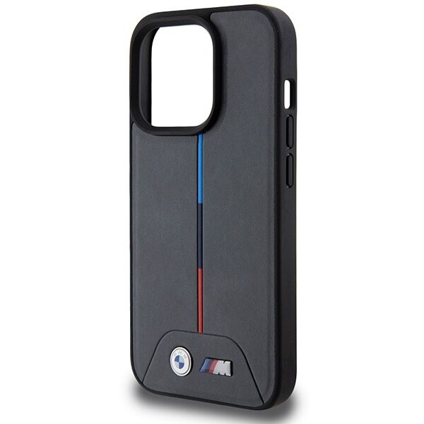 BMW BMHMP15L22PVTA Apple iPhone 15 Pro hardcase M Quilted Tricolor MagSafe grey