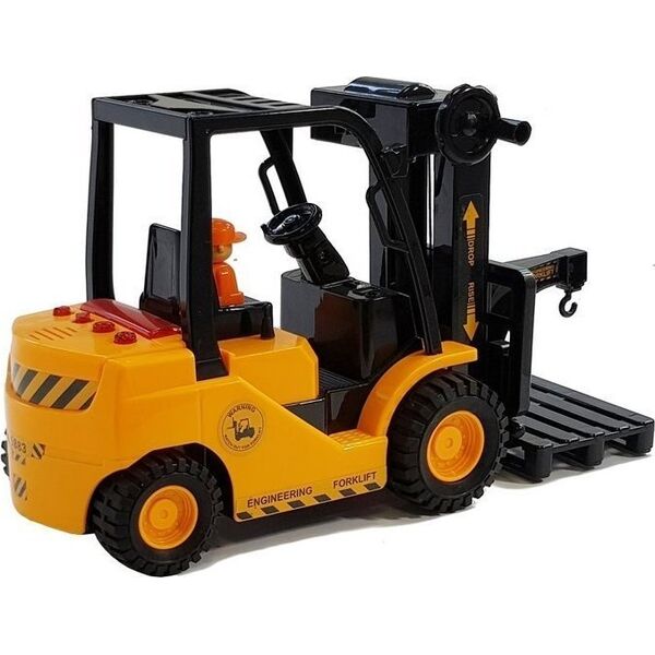 LeanToys Wózek Widłowy na Baterie Pomarańczowy