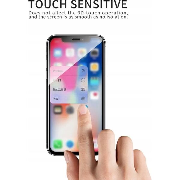 Szkło hartowane X-ONE 3D Full Cover - do Samsung Galaxy S25 Ultra (case friendly) - działający czytnik