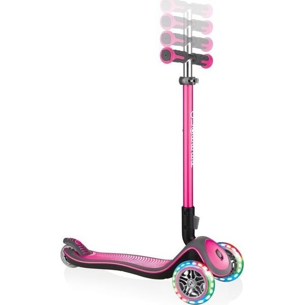 Hulajnoga Globber Elite Deluxe Lights Różowy (444-410)