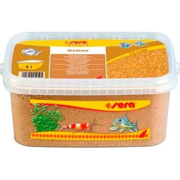Sera Gravel Ocher Ocher χαλίκι O 0 - 2 mm 3 l, ώχρα 8038752 4001942452595