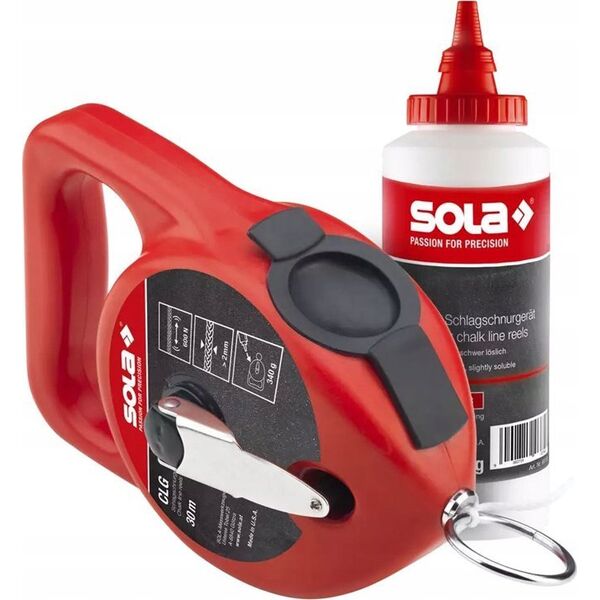 Sola SOLA SZNUREK TRASERSKI 30m CLG 30 SET R + KREDA CZERWONA