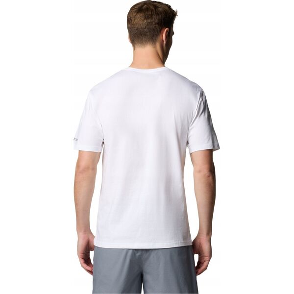 Columbia Path Lake II Graphic Tee 1934814111 białe L