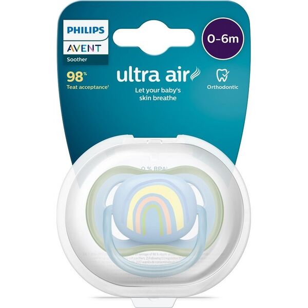 Čiulptukas Philips Avent Ultra Air Deco, 0-6 mėn, 1 vnt.