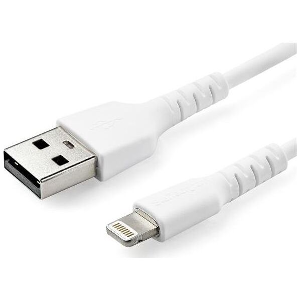 Kabel USB StarTech USB-A - Lightning 2 m Biały (RUSBLTMM2M)