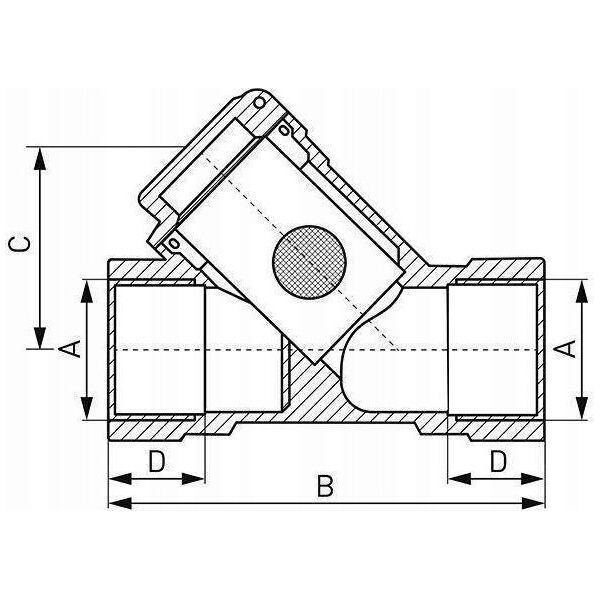 Ferro F2G FILTR OSADN. GAZOWY 1/2 FERRO // F.OSAD.GAZ.15-FERRO