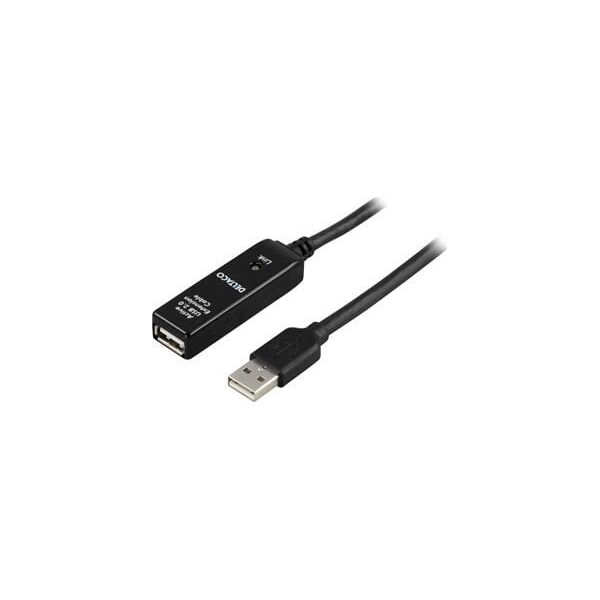 Kabel USB Deltaco Deltaco USB2-EX10M - USB forlængerkabel