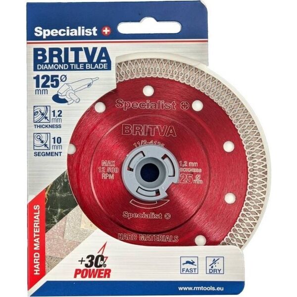 Specialist+ Deim. disk. BRITVA 125x1,2x22 mm