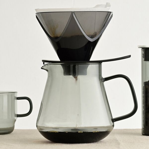 Hario Hario - Colors Tea & Coffee Server - Gray filter server 600ml 14181458 4977642140851