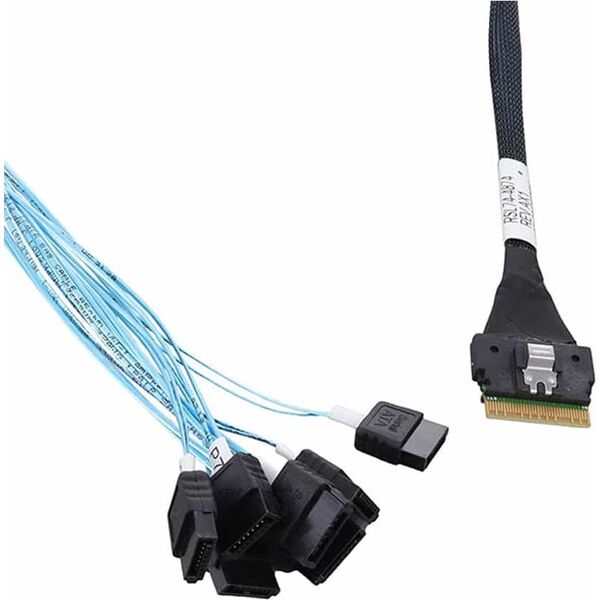 Microchip Adaptec Kabel SFF8654-> 8xSATA intern 0.8m SlimSAS - SATA (RSL74-4874)