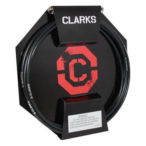 Clarks Υδραυλικός σωλήνας φρένων CLARK'S SHIMANO (XTR 2005-2006) με άκρα μπροστά πίσω 3000mm μαύρο