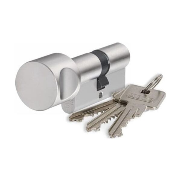 Abus ABUS Διπλός κυλινδρικός προφίλ με κουμπί 60 mm, συσκευασμένος SB