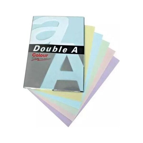 Double A Ocean, Cheese, Lagoon, Flamingo, Lavender Colour paper Double A, 80g, A4, 500 sheets, Rainbow 3, 5 color