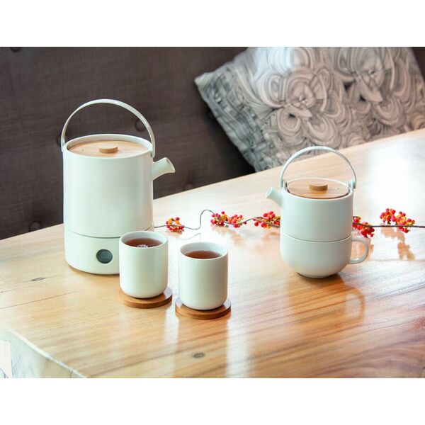 Bredemeijer Bredemeijer Tea Set Umea 1,2L white with Warmer 142010