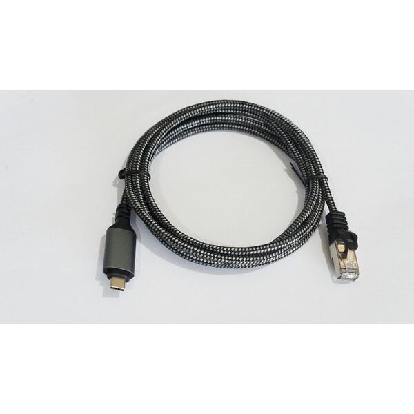 Kabel USB C - RJ-45 2 m  kat.6, 1 Gbit