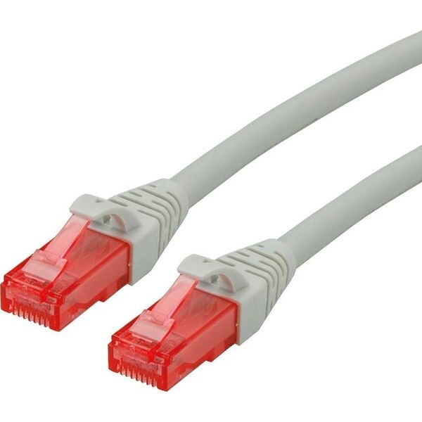 Καλώδιο Patch Roline ROLINE - RJ- 45 (Α) σε RJ- 45 (Α) - 30 εκ. - UTP - CAT 6 - χωρίς αλογόνα, διαμορφωμένο, πολύκλωνο - γκρι (21.15.2940)