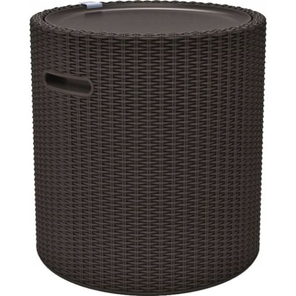 Keter Κήπος τραπέζι Curver Keter Cool Stool καφέ με λειτουργία αποθήκευσης