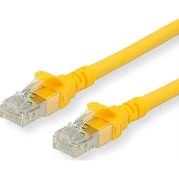 Καλώδιο Patch Roline ROLINE - RJ-45 (M) σε RJ-45 (M) - 3 m - SFTP, PiMF - CAT 6 - χωρίς αλογόνα, διαμορφωμένο, πολύκλωνο - κίτρινο (21.15.2623)