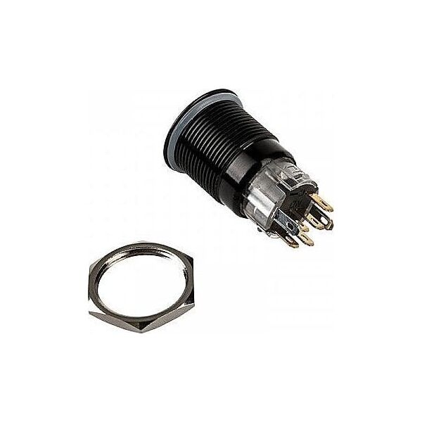 DimasTech DimasTech Vandalismusschalter/-taster 19mm, Blackline Dot - RGB
