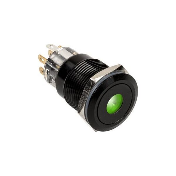 DimasTech DimasTech Vandalismusschalter/-taster 19mm, Blackline Dot - RGB