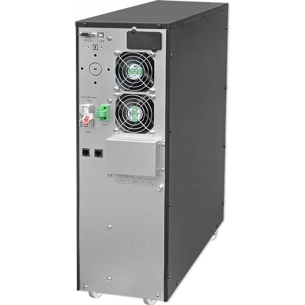 Dysan Zasilacz awaryjny UPS Qoltec 6kVA | 6000W | Power Factor 1.0 | LCD | EPO | USB | On-line