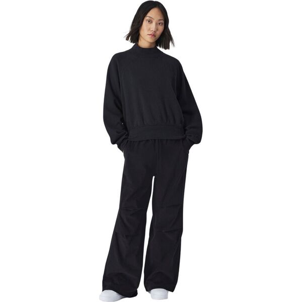 Champion Spodnie damskie Champion Parachute czarne 117432 KK001 M