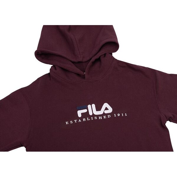 Fila Bluza męska Fila Brunssum burgundowa FAU0145 40107 L