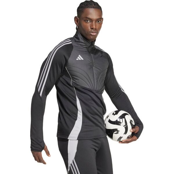 Bluza męska adidas Tiro 24 Winterized szaro-czarna IM9966 S