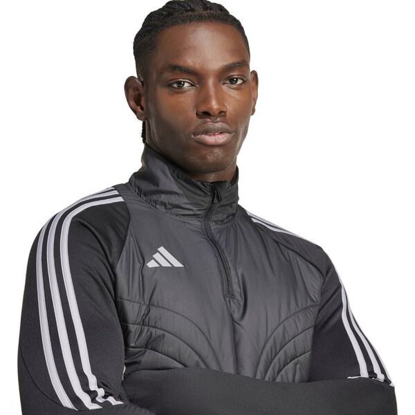 Bluza męska adidas Tiro 24 Winterized szaro-czarna IM9966 S