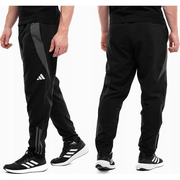 Spodnie męskie adidas Tiro 24 Competition Presentation czarno-szare IP5595 L