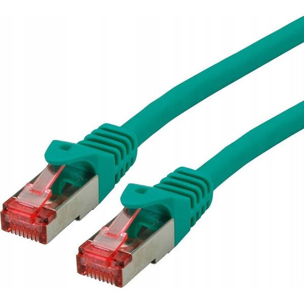Καλώδιο Patch Roline ROLINE - RJ-45 (M) σε RJ-45 (M) - 50 cm - SFTP, PiMF - CAT 6 - χωρίς αλογόνα, διαμορφωμένο, πολύκλωνο - πράσινο (21.15.2630)