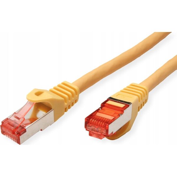 Καλώδιο Patch Roline ROLINE - RJ-45 (Α) σε RJ-45 (Α) - 5 μ - SFTP, PiMF - CAT 6 - χωρίς αλογόνα, διαμορφωμένο, πλεκτό - κίτρινο (21.15.2625)