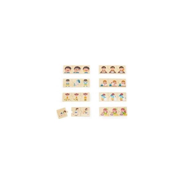 Viga Viga 44750 Zestaw puzzli z sekwencjami logicznymi - czynności