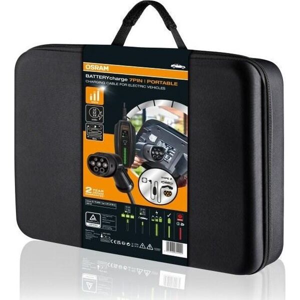 Osram OSRAM BATTERYcharge 7PIN 3,6kW Typ 2 Ładowarka mobilna do samochodu elektrycznego