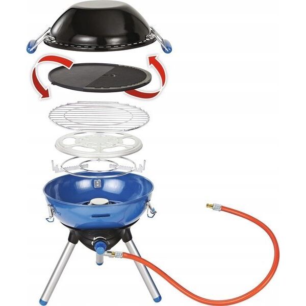 Campingaz Campingaz Party Grill 400 Caravan Connect gas cooker, gas grill (black/blue, 30mbar, with caravan connection, model 2023)