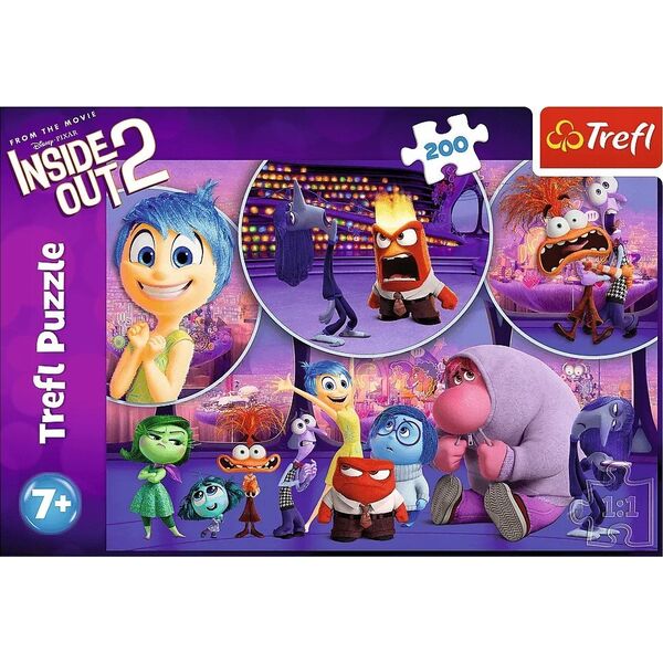 Trefl Puzzle 200 elementów Dziecięce emocje W głowie się nie mieści 2