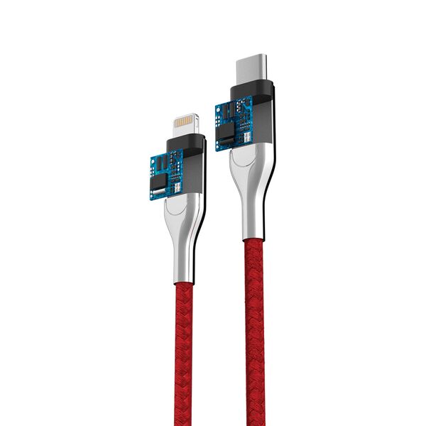 Forever Core Utra Fast MFI PD cable USB-C - Lightning 1,5 m 2,4A red 5900495777522