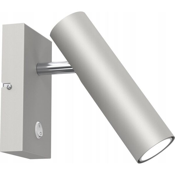 Kinkiet Luminex Luminex Axion 250 kinkiet lampa ścienna spot 1x8W GU10 szary/chrom