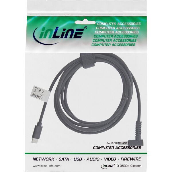 Kabel USB InLine InLine® USB Type-C to HP Notebook (round/small) charging cable, 2m