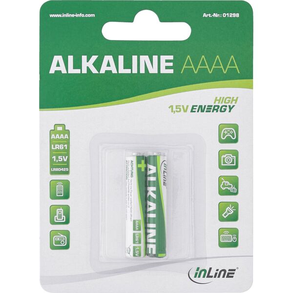 InLine InLine® AAAA, 2pcs Blister with Eurohole