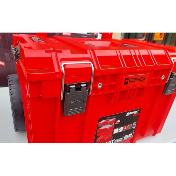Qbrick QBRICK PRIME tool box with wheels RED