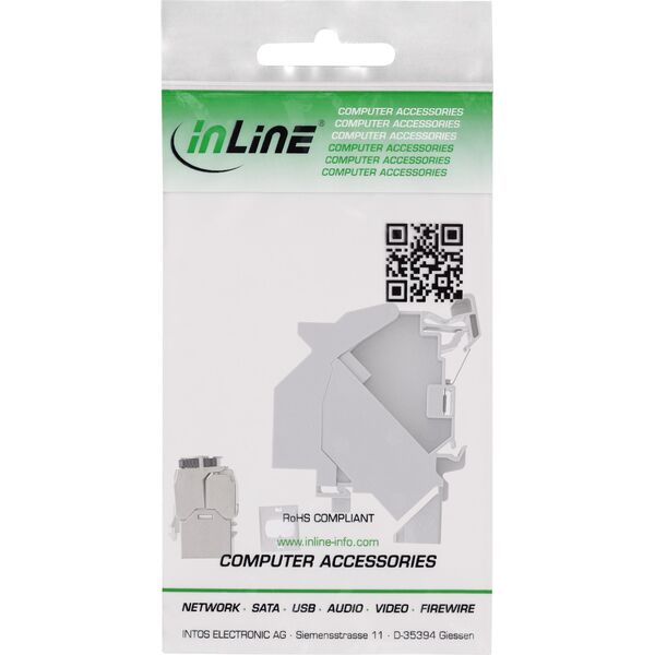 InLine InLine® Cat.6A Keystone SNAP-In module for top-hat rai