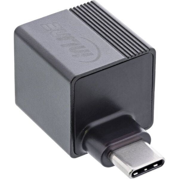 InLine® USB 3.2 to 1Gb/s network adapter, USB Type-C to RJ45