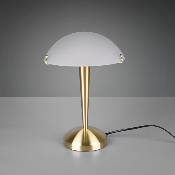 Lampa stołowa DELIGHT Trio RL Pilz II R59261008 lampa stołowa lampka 1x40W E14 mosiądz/biała