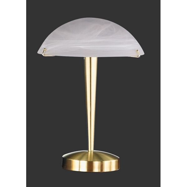 Lampa stołowa DELIGHT Trio RL Pilz II R59261008 lampa stołowa lampka 1x40W E14 mosiądz/biała