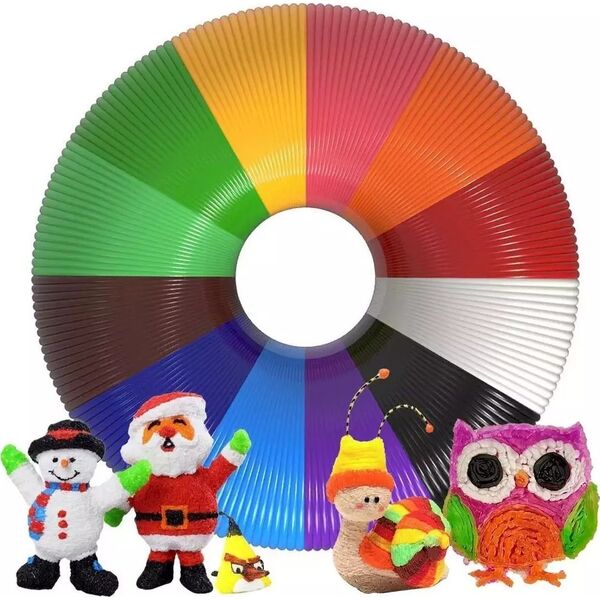 Fusion Accessories 3D printing pen abs filament with 10 colors 1.75 mm / 5m FUS3DFIL