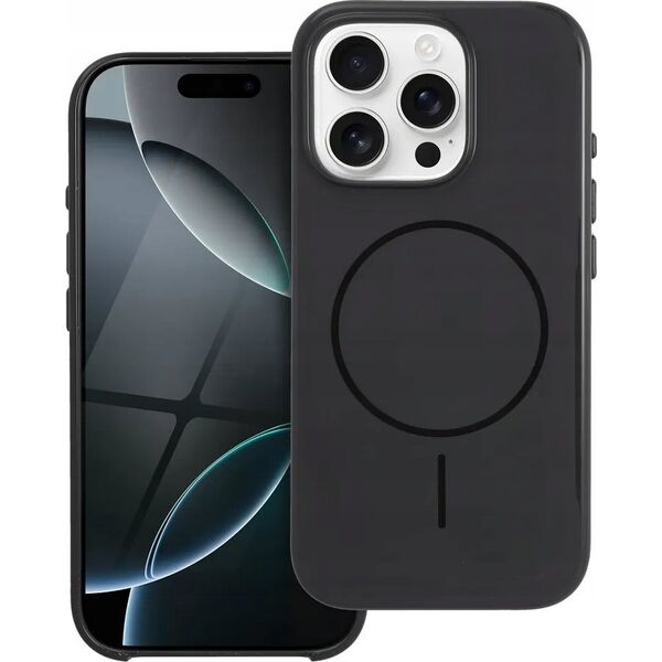 Premium Glossy Mag Cover kompatybilny z MagSafe i Camera Control button pasuje do IPHONE 16 PRO MAX czarny