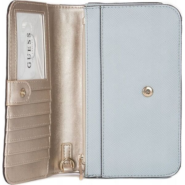 Guess, Laurel, Textile Bag, Phone Organizer, Pale Cloud, SWZG85, For Women, 12 x 19.5 x 5.5 cm For Women